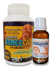 Kit Estimo-vet + Homeoco Contra Viroses E Parasitas